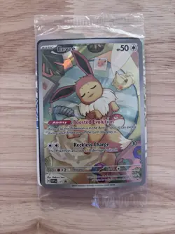 Evee 173 Prismatic Evolutions ETB promo Card SEALED; Pokemon TCG - Image 1