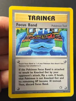 Focus Band 86/111 Neo Genesis Rare - WOTC - Pokemon Card HP - Image 4