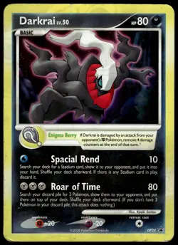 Darkrai DP24 JUMBO OVERSIZED Black Star Promo Pokemon Card - DMG - Image 1