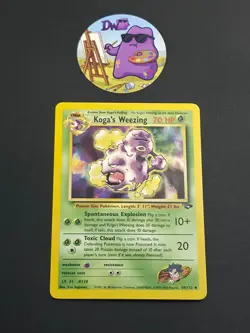 Pokemon TCG Koga's Weezing 50/132 - English Gym Challenge Non Holo Card NM - Image 1