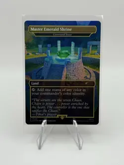 Master Emerald Shrine Command Tower FOIL #7030 NM/M MTG Magic Secret Lair Sonic - Image 1