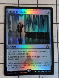 2024 Magic MTG Modern Horizons 3 Urza's Incubator Foil #0297 - Image 1