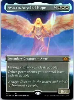 Avacyn, Angel of Hope (Borderless) Double Masters, 335 NM - Image 1