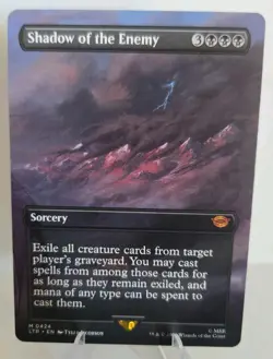 Shadow of the Enemy (Borderless) MTG Universes Beyond: the Lord of the Reg - Image 1