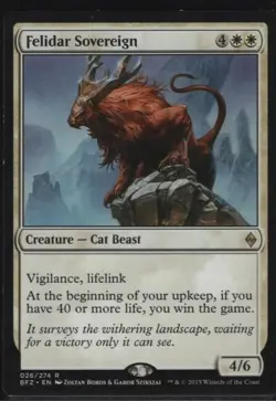 Zendikar #12 Felidar Sovereign - Image 1