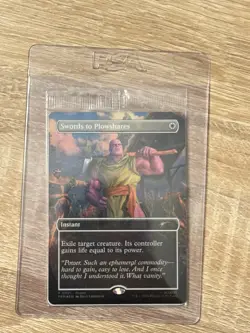 Magic The Gathering PSA Magazine Promo Card Swords to Plowshares Thanos- SEALED - Image 1