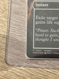 Magic The Gathering PSA Magazine Promo Card Swords to Plowshares Thanos- SEALED - Image 5