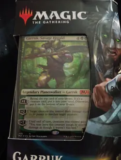 Magic: The Gathering Garruk, Savage Herald Planeswalker Deck | Core Set 2021 ... - Image 1