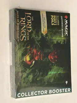 Sealed MTG Universes Beyond Lord Of The Rings Collector Booster 1 Pack LOTR Read - Image 1