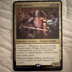 Magic: The Gathering Edgar Markov Legendary Creature Commander 2017 036/309 RWB - Image 1