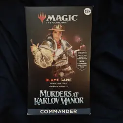 Blame Game Commander Deck - Murders at Karlov Manor - MTG New in Box - Image 1