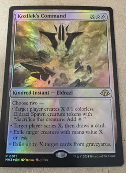 Kozilek's Command - Foil - Modern Horizons 3 - Mtg - Image 1