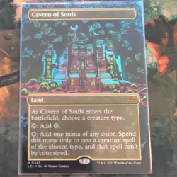 MTG Cavern of Souls Borderless The Lost Caverns of Ixalan LCI #360 Foil NM - Image 1