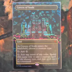 MTG Cavern of Souls Borderless The Lost Caverns of Ixalan LCI #360 Foil NM - Image 3
