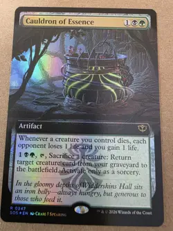 Cauldron of Essence - Foil (Extended Art) Secrets of Strixhaven - Mtg - Image 1