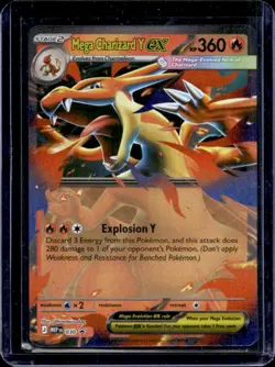 2025 Pokemon MEP Black Star Promos Mega Charizard Y ex #030 - Image 1