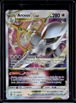 2022 Pokemon SWSH Brilliant Stars Arceus VST #123/172 - Image 1