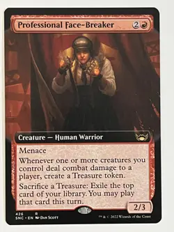 Professional Face-Breaker Extended Art Streets of New Capenna Non-Foil MTG NM - Image 1