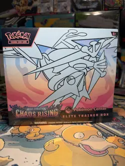 Pokemon TCG Chaos Rising Elite Pokemon Center Exclusive ETB - Sealed - Image 1