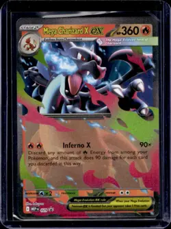 2025 Pokemon MEP Black Star Promos Mega Charizard X ex #029 - Image 1