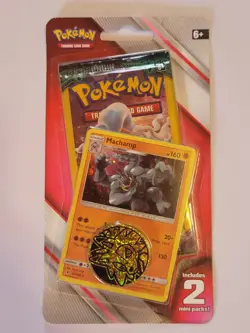 Machamp Mini Booster Blister Pack Dollar General Promo Sun & Moon Pokemon New - Image 1