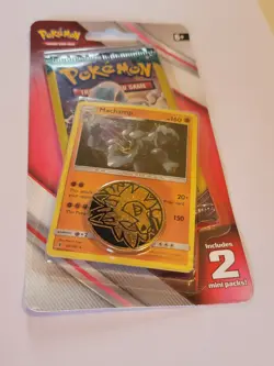 Machamp Mini Booster Blister Pack Dollar General Promo Sun & Moon Pokemon New - Image 2
