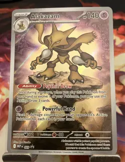 Pokemon Alakazam Holo 009 140 HP 2003 Nintendo Psychic Stage 2 TCG Card - Image 1