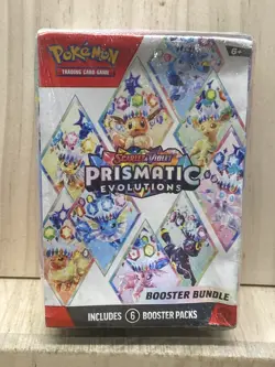 Pokemon TCG: Prismatic Evolutions - Booster Bundle Sealed New - Image 1