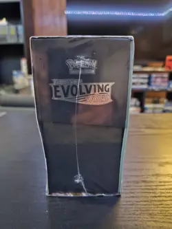 Pokemon Evolving Skies ETB Sealed, Slice In Plastic Wrap - Image 5