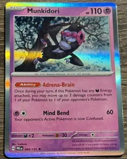 Munkidori 044/131 Pokemon TCG: Prismatic Evolutions - Holo Rare NM (L) - Image 1