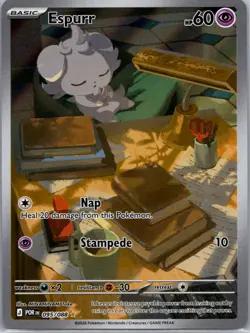 Espurr 095/088 - Pokemon TCG ME03: Perfect Order - Holo - Illustration Rare - NM - Image 1