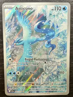 Pokemon Articuno 161/159 Sv09 Journey Together Illustration Rare (Near Mint) - Image 1