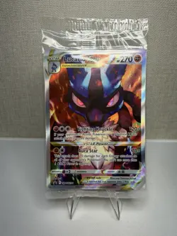 Pokemon TCG Lucario VSTAR SWSH291 Crown Zenith ETB Promo Card, Sealed - Image 1