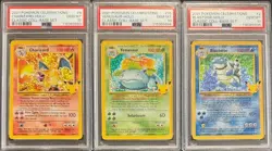 SEQUENTIAL PSA 10 CELEBRATIONS BIG 3 CHARIZARD 4 VENUSAUR 15 BLASTOISE 2 POKEMON - Image 1