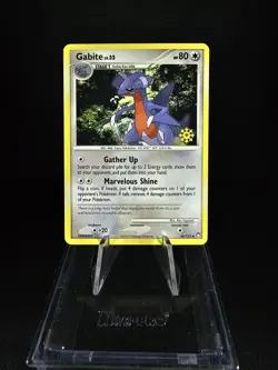 2007 Pokemon TCG Gabite 48/123 LP Countdown Calendar Snowflake Stamped Promo - Image 1