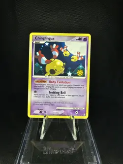 Pokemon TCG Chingling 42/123 Diamond & Pearl Snowflake Countdown Calendar (LP) - Image 1