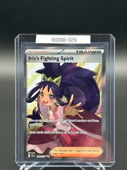 Pokemon TCG Iris's Fighting Spirit 180/159 Journey Together Full Art B0008-029 - Image 1