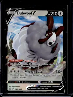 2019-2023 Pokemon SWSH Black Star Promos Dubwool V #SWSH049 - Image 1