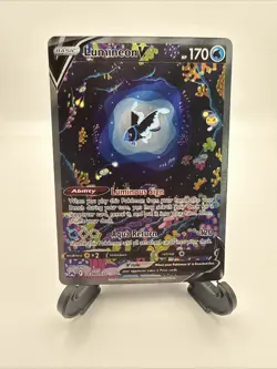 Lumineon V GG39/GG70 Holo V Rare Crown Zenith Galarian Gallery Pokemon Near Mint - Image 1
