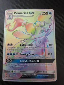 Primarina GX 149/145 | Rainbow Secret Rare | Pokemon TCG Guardians Rising - Image 1