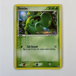 Pokemon Treecko 70/106 Reverse Holo Stamped EX Emerald 2005 - Image 1