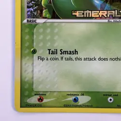 Pokemon Treecko 70/106 Reverse Holo Stamped EX Emerald 2005 - Image 5