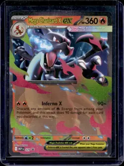 2025 Pokemon MEP Black Star Promos Mega Charizard X ex #029 - Image 1