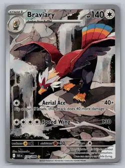 Braviary 155/086 Holo Illustration Rare Black Bolt Pokemon Holo Near Mint - Image 1