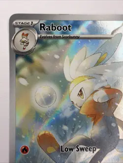 Pokemon Card TCG - Raboot 147/142 Illustration Rare Stellar Crown Near Mint - Image 3