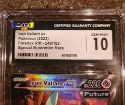 Pokemon Trading Card Game (TCG) Iron Valiant ex card Special Illustration Rare - Image 2