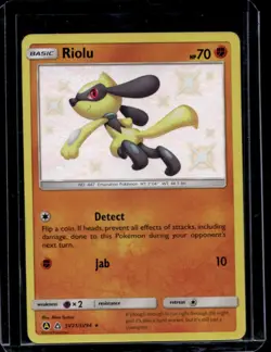 2019 Pokemon SM Hidden Fates Riolu Shiny Vault #SV21/SV94 - Image 1