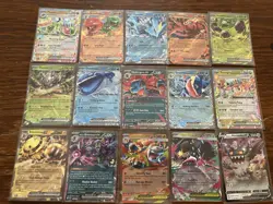 15 ALL ULTRA RARE Pokemon Cards Lot (Vs & ex) No Duplicates No Bulk Near Mint - Image 1