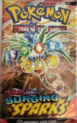 Nintendo Pokemon TCG Scarlet & Violet Sleeved Booster Pack - 10 Cards 820650853258 - Image 1