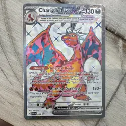 Pokemon Charizard 4/102 Base Set Holo Rare 120 HP Fire Spin Card - Image 1